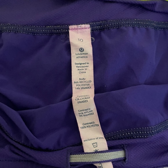 Lululemon short Skirt size 10 rare colour! - Picture 6 of 7